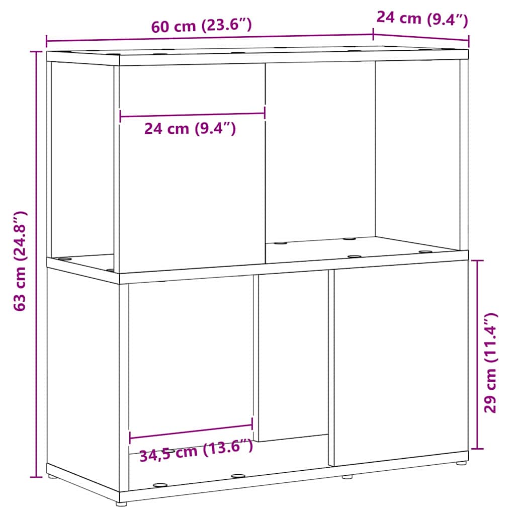 Tv-meubelset Wandgemonteerd Zwart 60 x 24 x 63 cm Bewerkt hout is nu te koop bij PeponiXL, paradijselijk wonen!