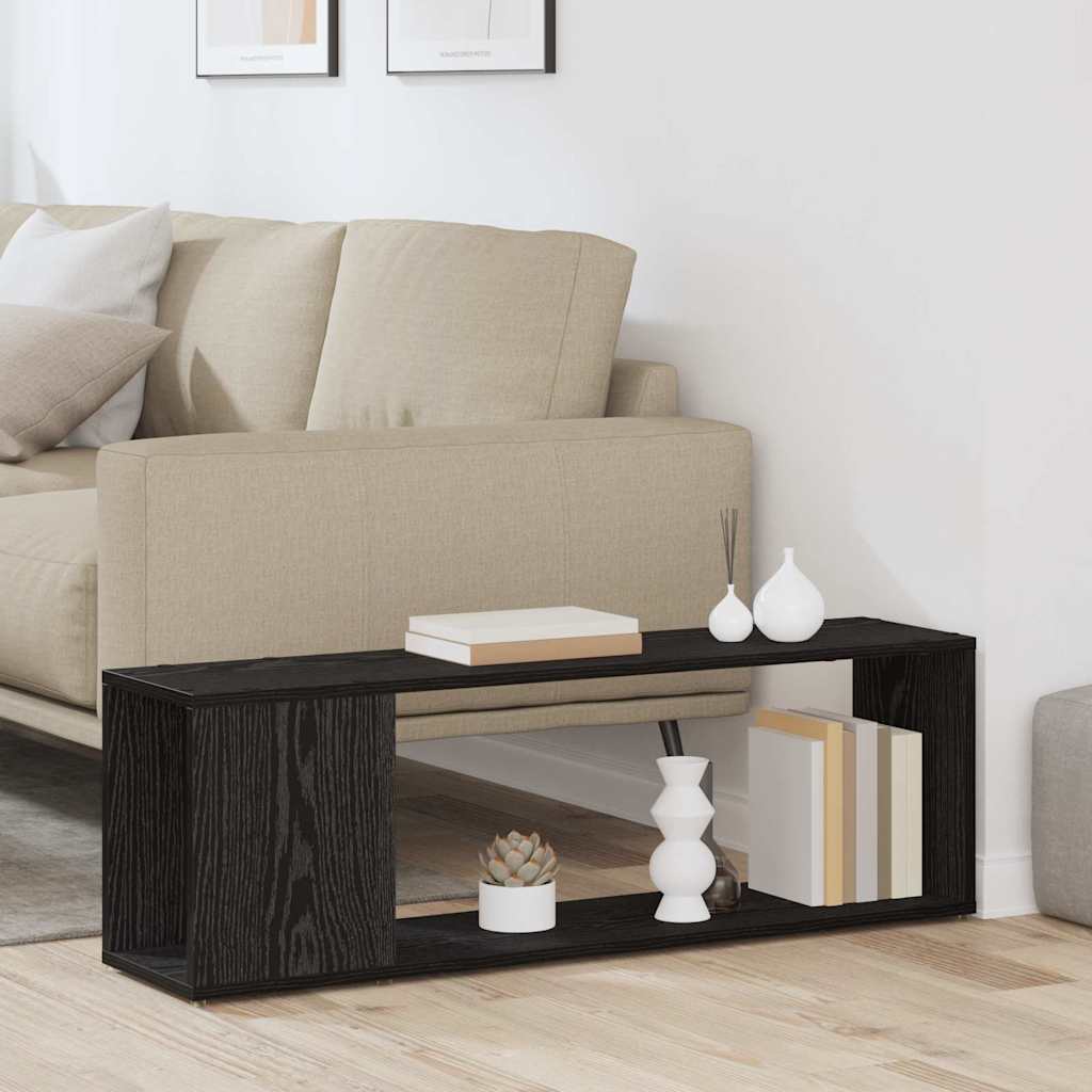 Tv-meubelset Wandgemonteerd Zwart 100 x 24 x 63 cm Bewerkt hout is nu te koop bij PeponiXL, paradijselijk wonen!