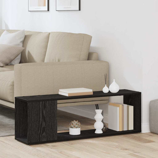 Tv-meubelset Wandgemonteerd Zwart 100 x 24 x 63 cm Bewerkt hout is nu te koop bij PeponiXL, paradijselijk wonen!