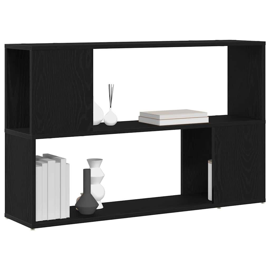 Tv-meubelset Wandgemonteerd Zwart 100 x 24 x 63 cm Bewerkt hout is nu te koop bij PeponiXL, paradijselijk wonen!