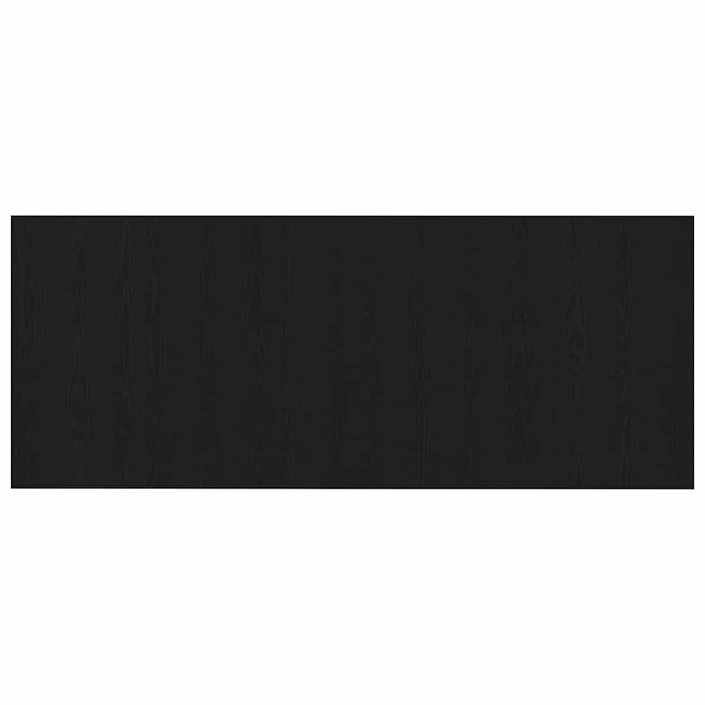 Bed Hoofdbord Zwart Eiken 160 x 1.5 x 80.5 cm Bewerkt hout is nu te koop bij PeponiXL, paradijselijk wonen!