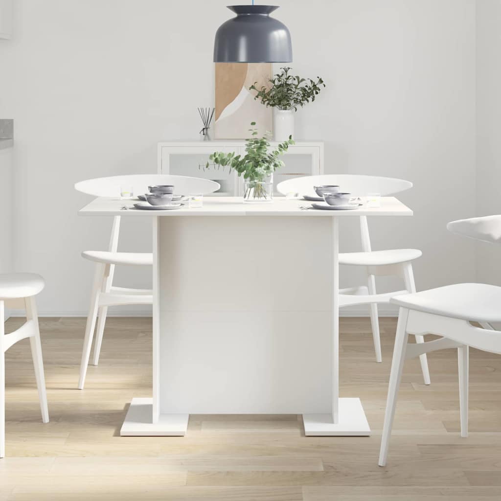 Eettafel Wit 110 x 60 x 75 cm Bewerkt hout is nu te koop bij PeponiXL, paradijselijk wonen!