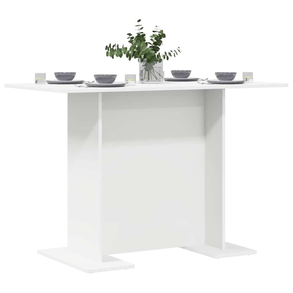 Eettafel Wit 110 x 60 x 75 cm Bewerkt hout is nu te koop bij PeponiXL, paradijselijk wonen!
