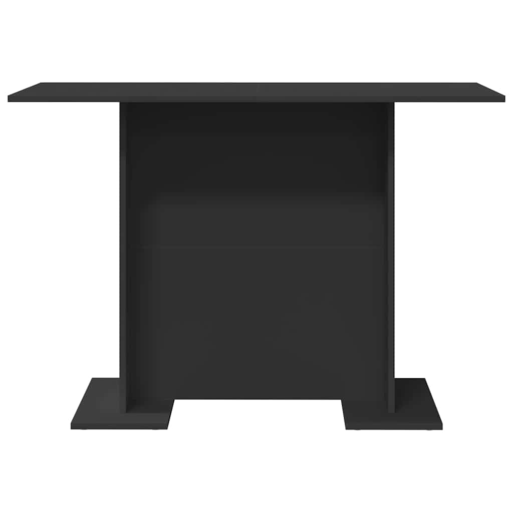 Eettafel Zwart 110 x 60 x 75 cm Bewerkt hout is nu te koop bij PeponiXL, paradijselijk wonen!