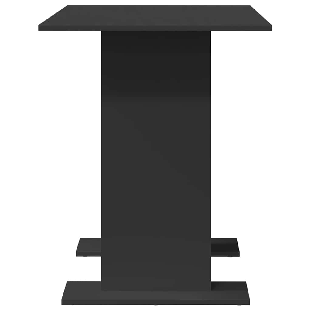 Eettafel Zwart 110 x 60 x 75 cm Bewerkt hout is nu te koop bij PeponiXL, paradijselijk wonen!