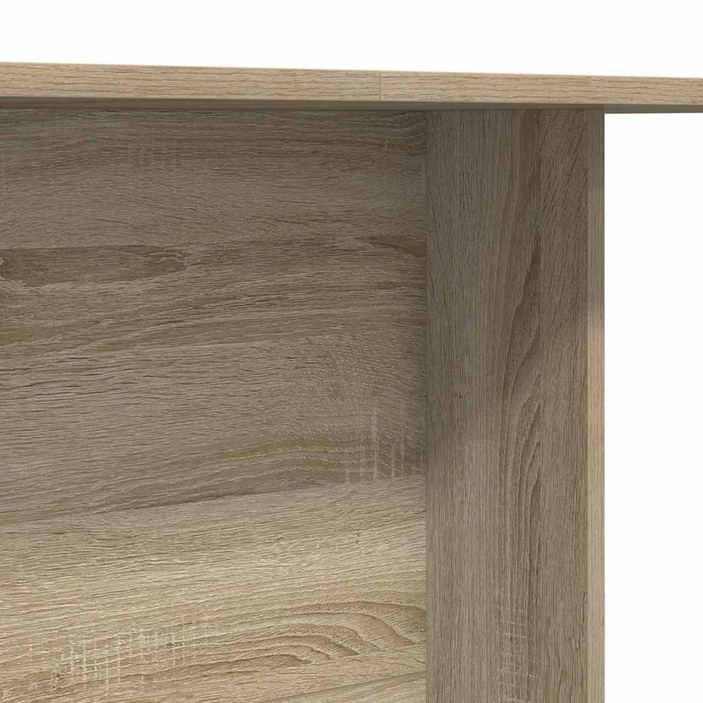 Eettafel Sonoma Eiken 110 x 60 x 75 cm Bewerkt hout is nu te koop bij PeponiXL, paradijselijk wonen!