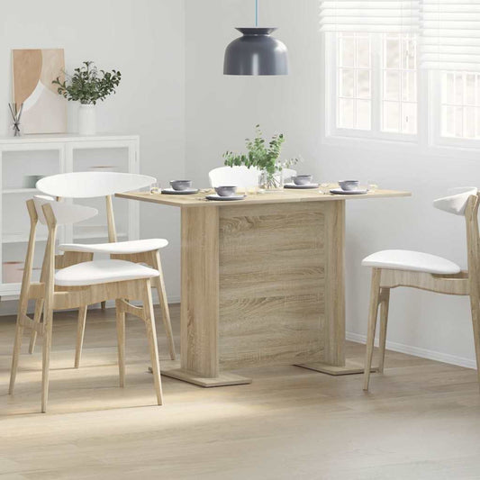 Eettafel Sonoma Eiken 110 x 60 x 75 cm Bewerkt hout is nu te koop bij PeponiXL, paradijselijk wonen!
