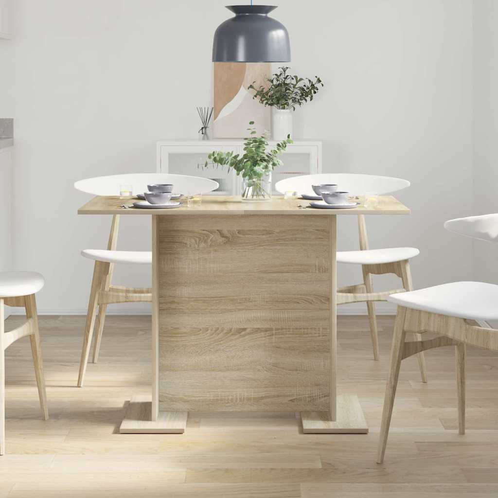 Eettafel Sonoma Eiken 110 x 60 x 75 cm Bewerkt hout is nu te koop bij PeponiXL, paradijselijk wonen!