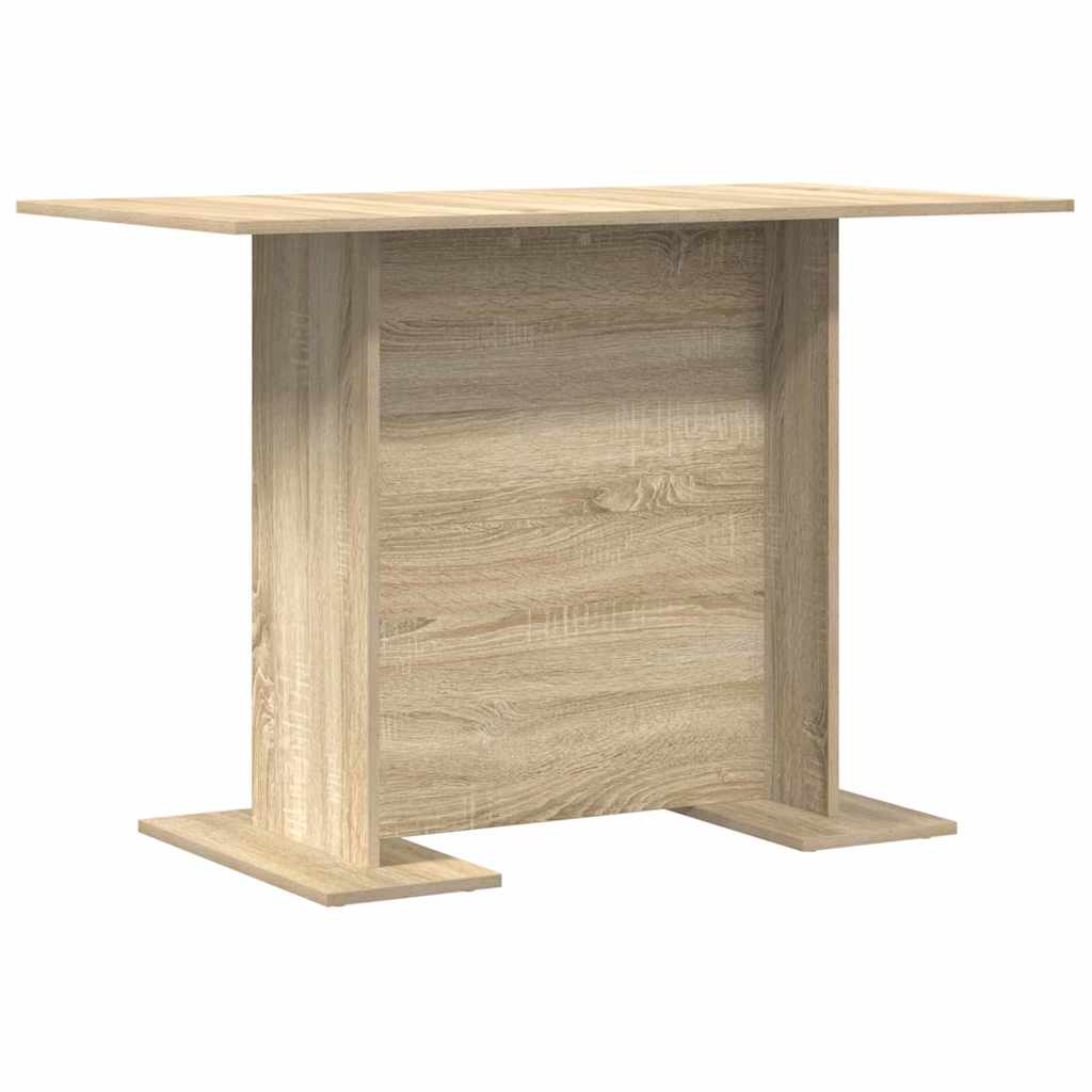Eettafel Sonoma Eiken 110 x 60 x 75 cm Bewerkt hout is nu te koop bij PeponiXL, paradijselijk wonen!