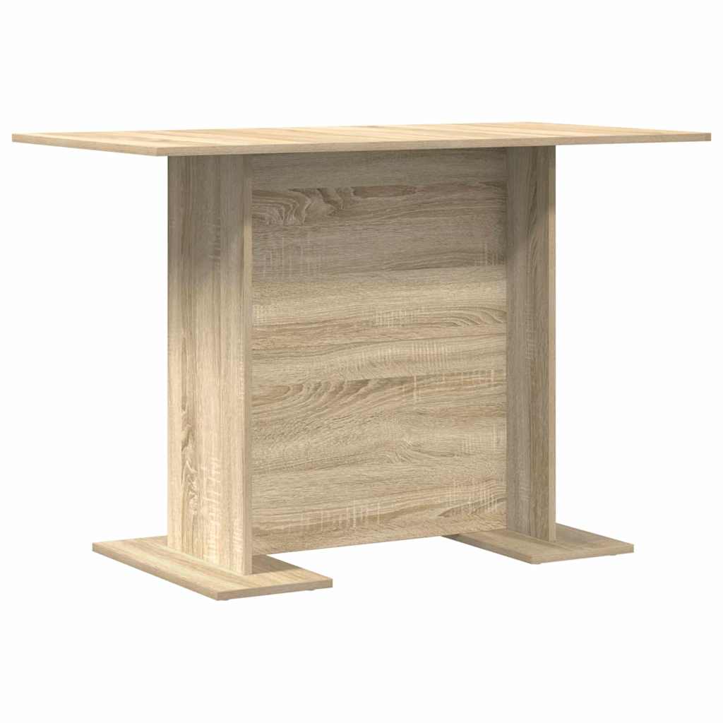 Eettafel Sonoma Eiken 110 x 60 x 75 cm Bewerkt hout is nu te koop bij PeponiXL, paradijselijk wonen!