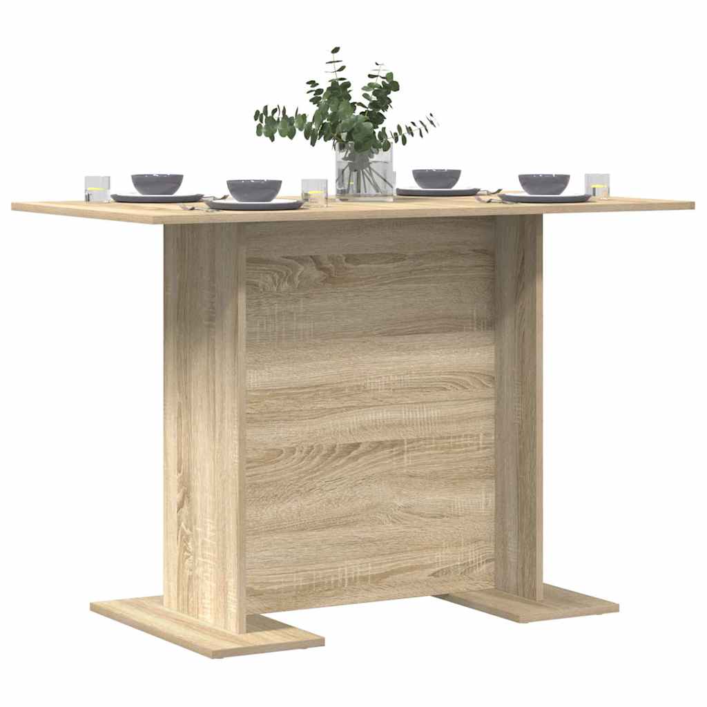 Eettafel Sonoma Eiken 110 x 60 x 75 cm Bewerkt hout is nu te koop bij PeponiXL, paradijselijk wonen!