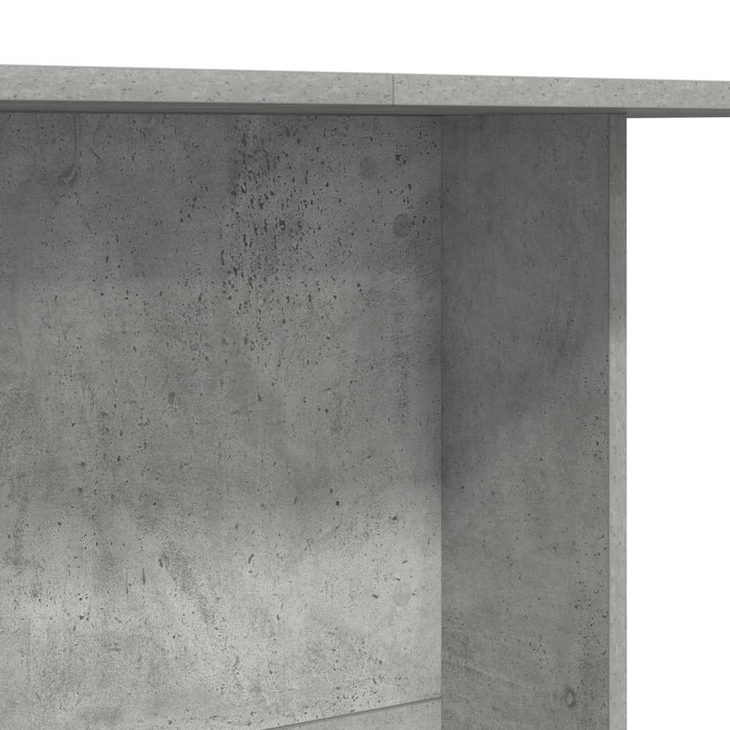 Eettafel Beton Grijs 110 x 60 x 75 cm Bewerkt hout is nu te koop bij PeponiXL, paradijselijk wonen!