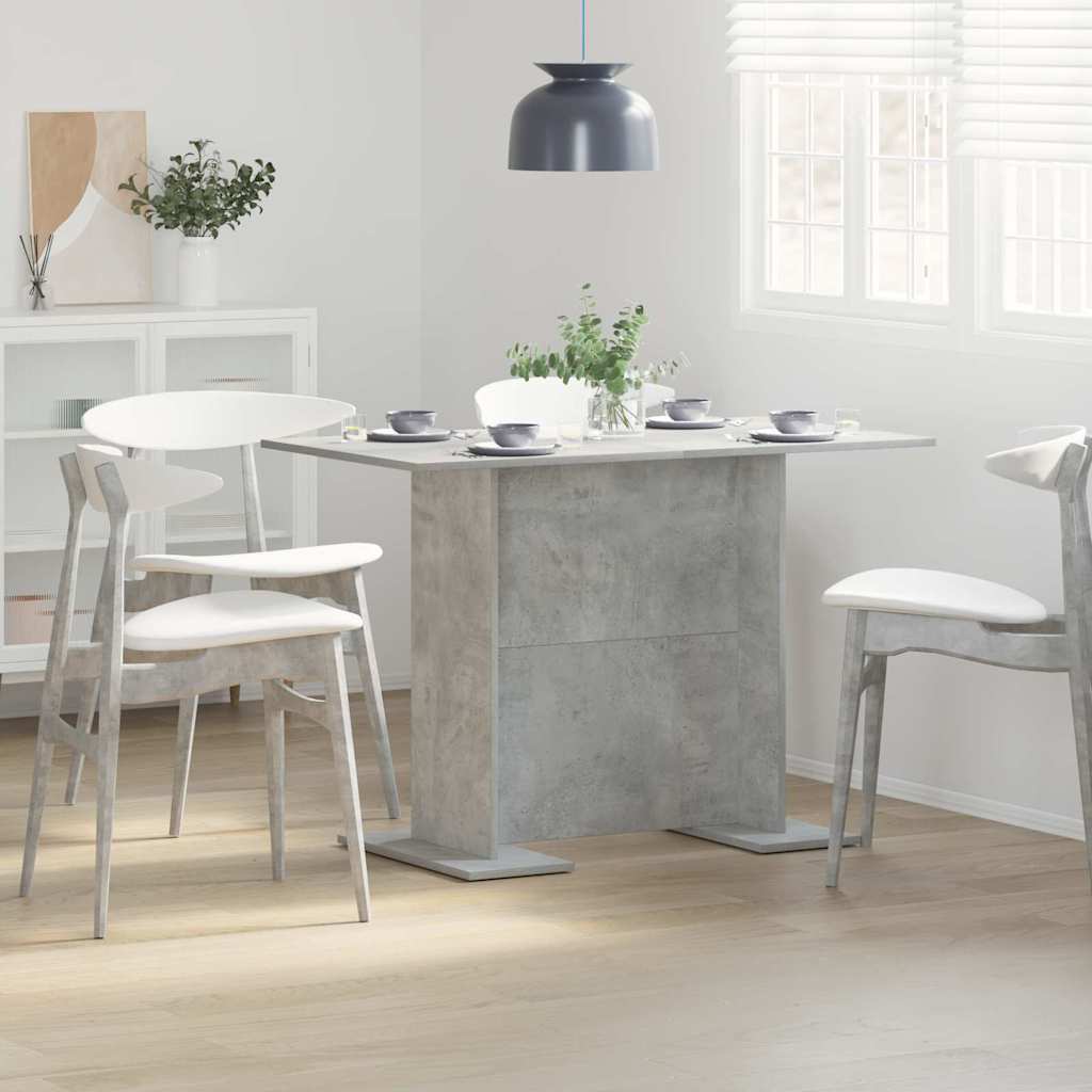 Eettafel Beton Grijs 110 x 60 x 75 cm Bewerkt hout is nu te koop bij PeponiXL, paradijselijk wonen!