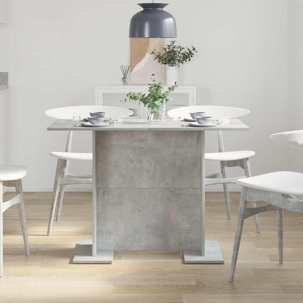 Eettafel Beton Grijs 110 x 60 x 75 cm Bewerkt hout is nu te koop bij PeponiXL, paradijselijk wonen!