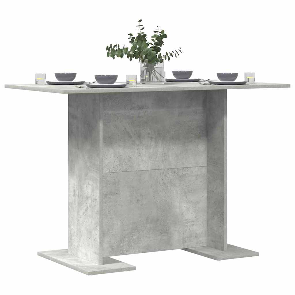 Eettafel Beton Grijs 110 x 60 x 75 cm Bewerkt hout is nu te koop bij PeponiXL, paradijselijk wonen!
