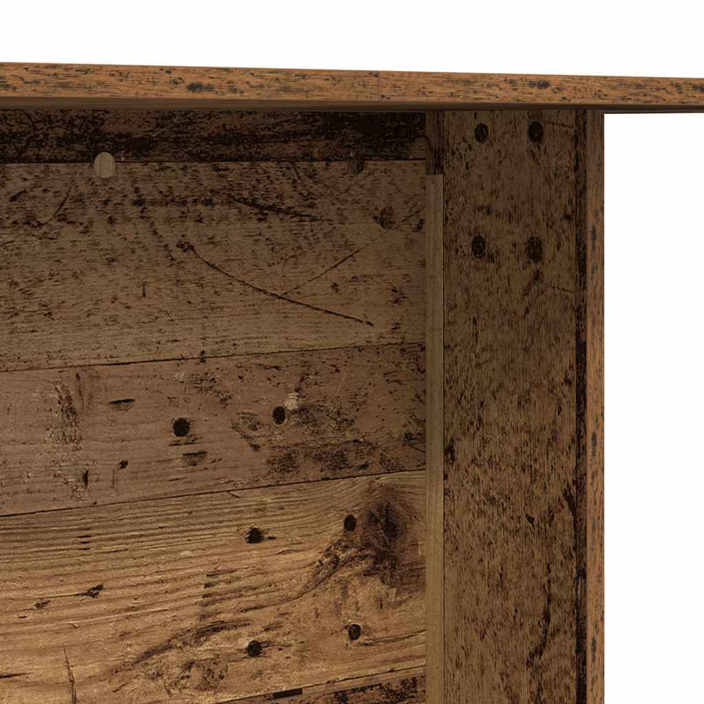 Eettafel Oudhout 110 x 60 x 75 cm Bewerkt hout is nu te koop bij PeponiXL, paradijselijk wonen!