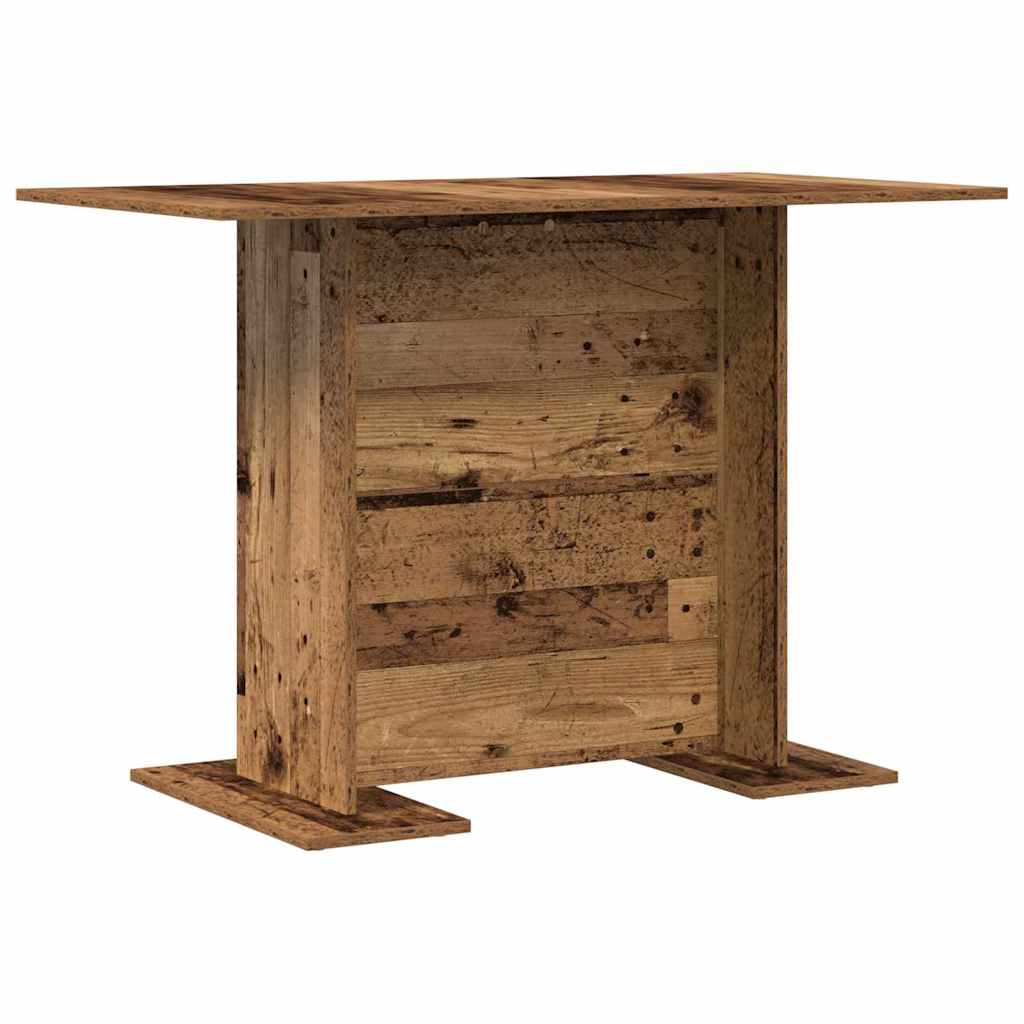 Eettafel Oudhout 110 x 60 x 75 cm Bewerkt hout is nu te koop bij PeponiXL, paradijselijk wonen!