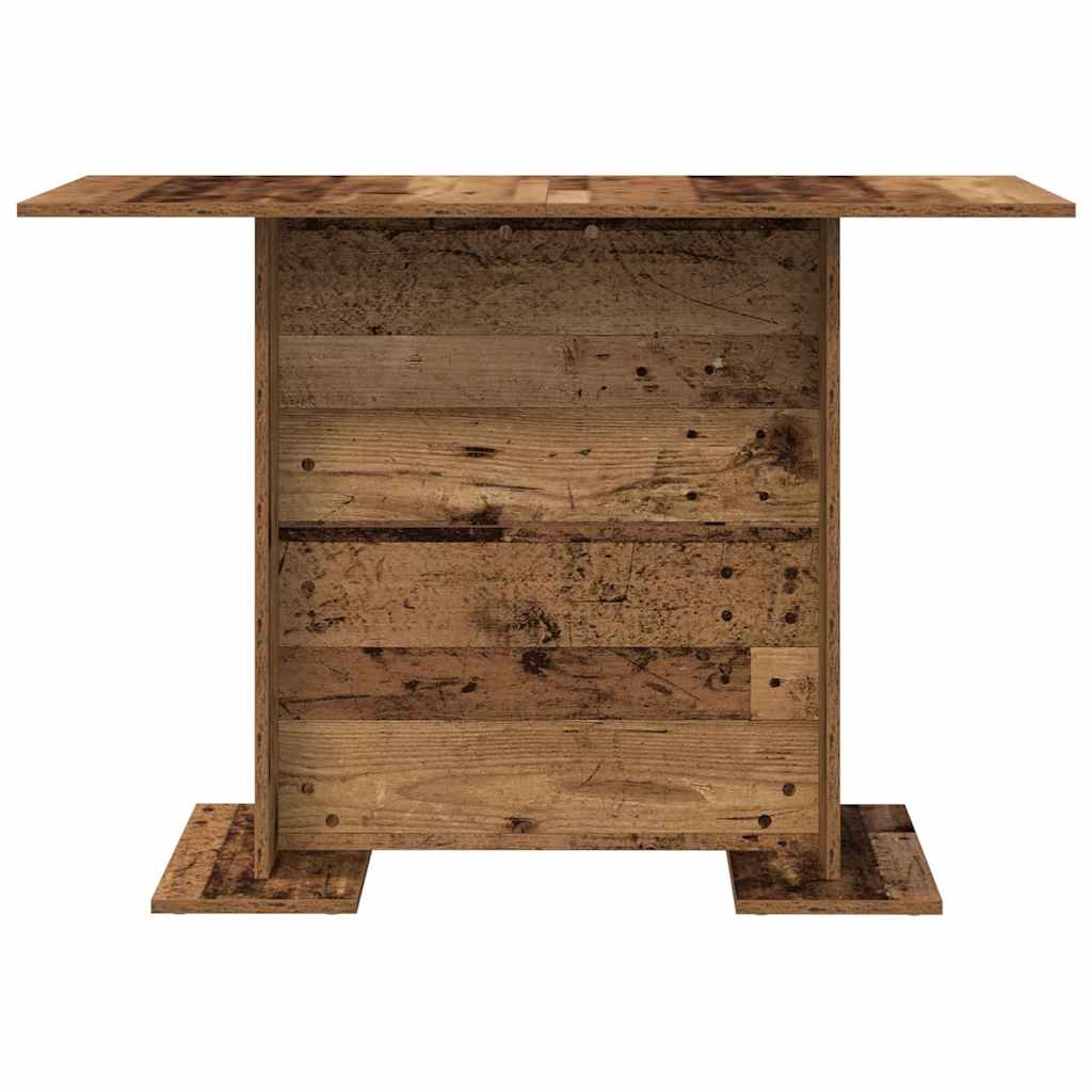 Eettafel Oudhout 110 x 60 x 75 cm Bewerkt hout is nu te koop bij PeponiXL, paradijselijk wonen!