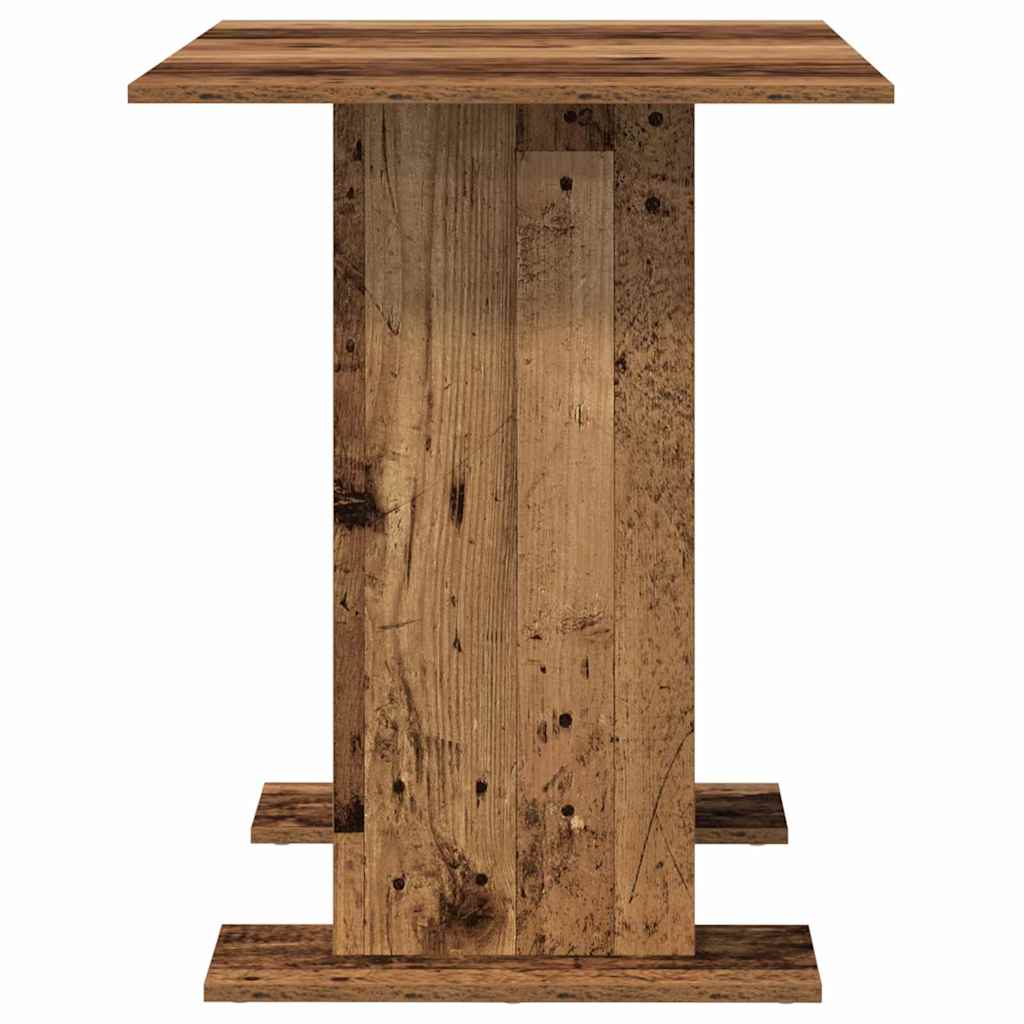 Eettafel Oudhout 110 x 60 x 75 cm Bewerkt hout is nu te koop bij PeponiXL, paradijselijk wonen!