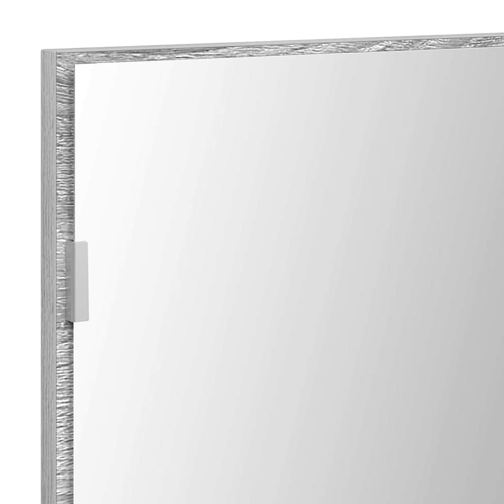 Spiegel Hooggrijs Sonoma 80 x 37 cm Glas en Engineered Hout is nu te koop bij PeponiXL, paradijselijk wonen!