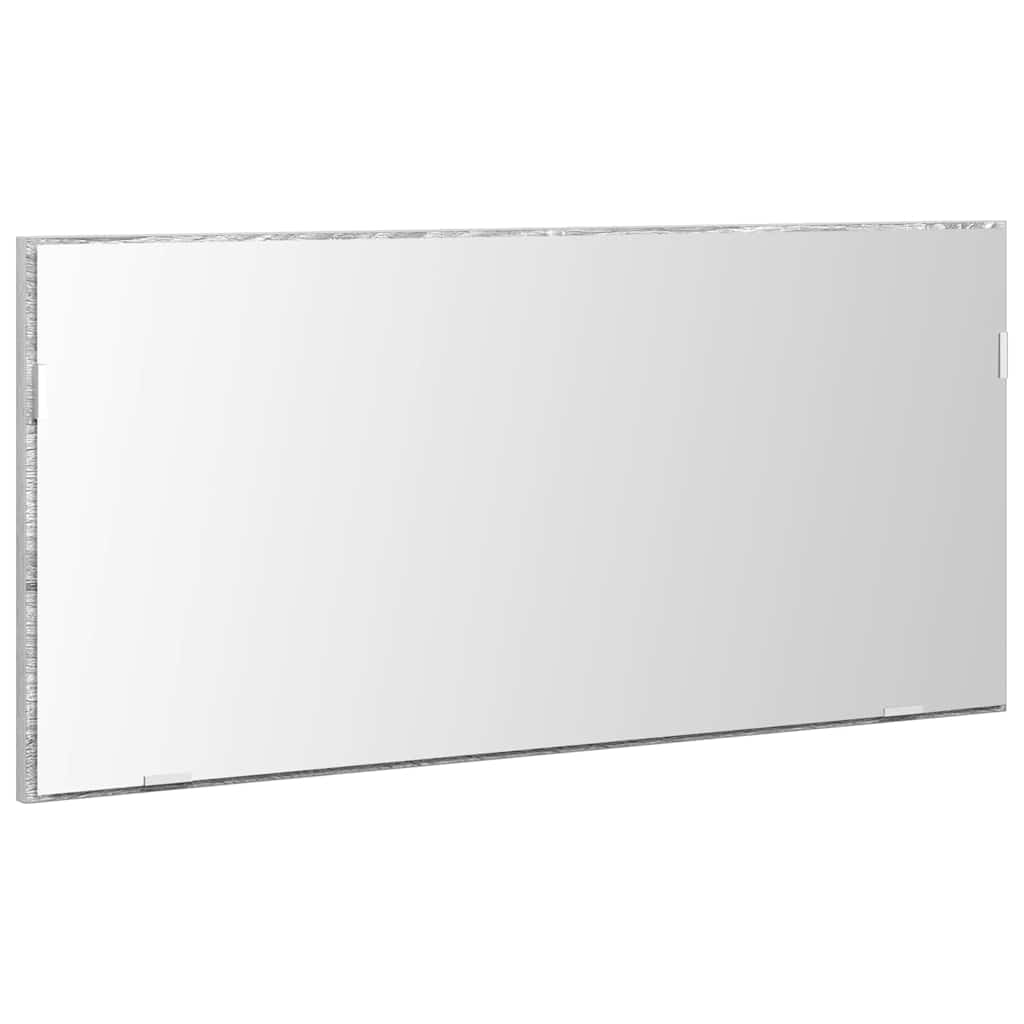 Spiegel Hooggrijs Sonoma 80 x 37 cm Glas en Engineered Hout is nu te koop bij PeponiXL, paradijselijk wonen!