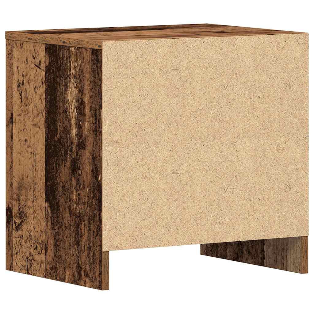 Nachtkastje 2 pcs Oudhout 45 x 34 x 44,5 cm Bewerkt hout is nu te koop bij PeponiXL, paradijselijk wonen!