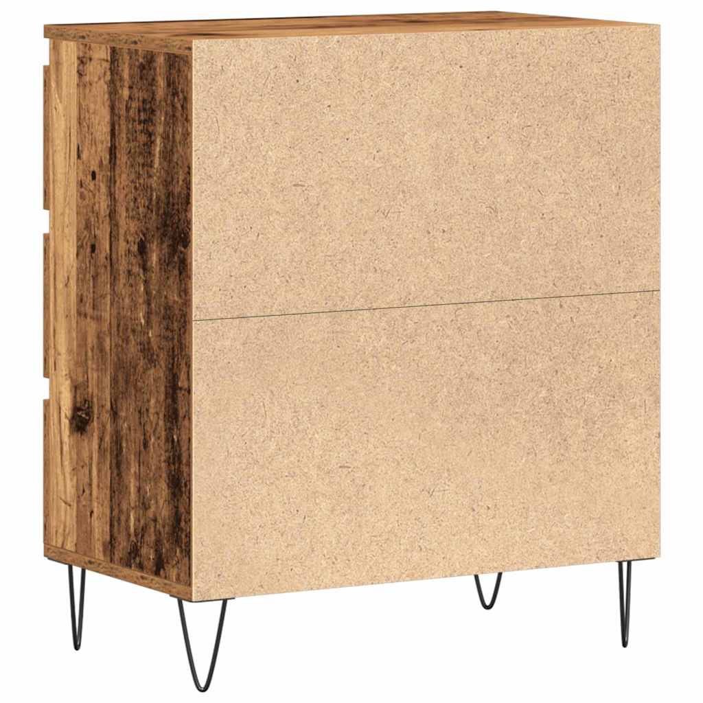 Dressoir met lade Oudhout 60 x 35 x 70 cm Bewerkt hout is nu te koop bij PeponiXL, paradijselijk wonen!
