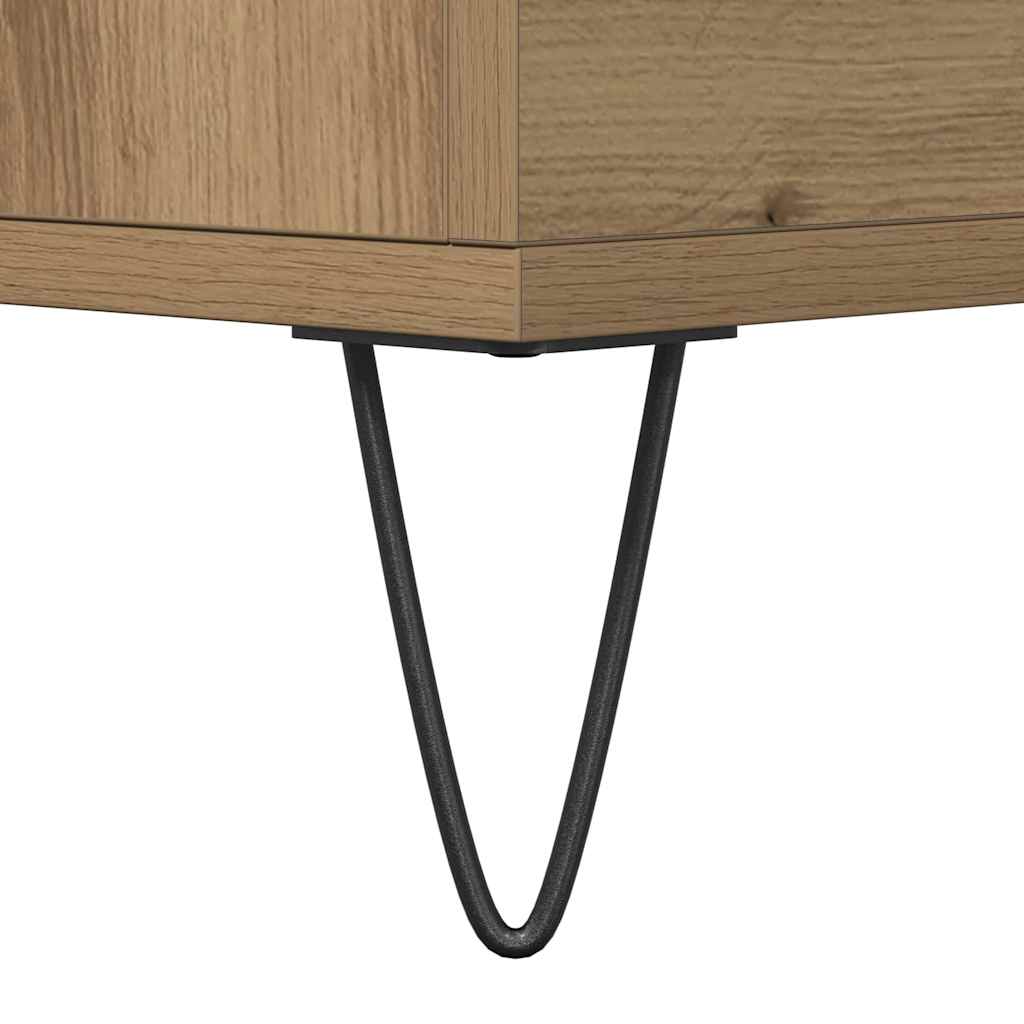 Dressoir met lade Artisan Eiken 60 x 35 x 70 cm Bewerkt hout is nu te koop bij PeponiXL, paradijselijk wonen!
