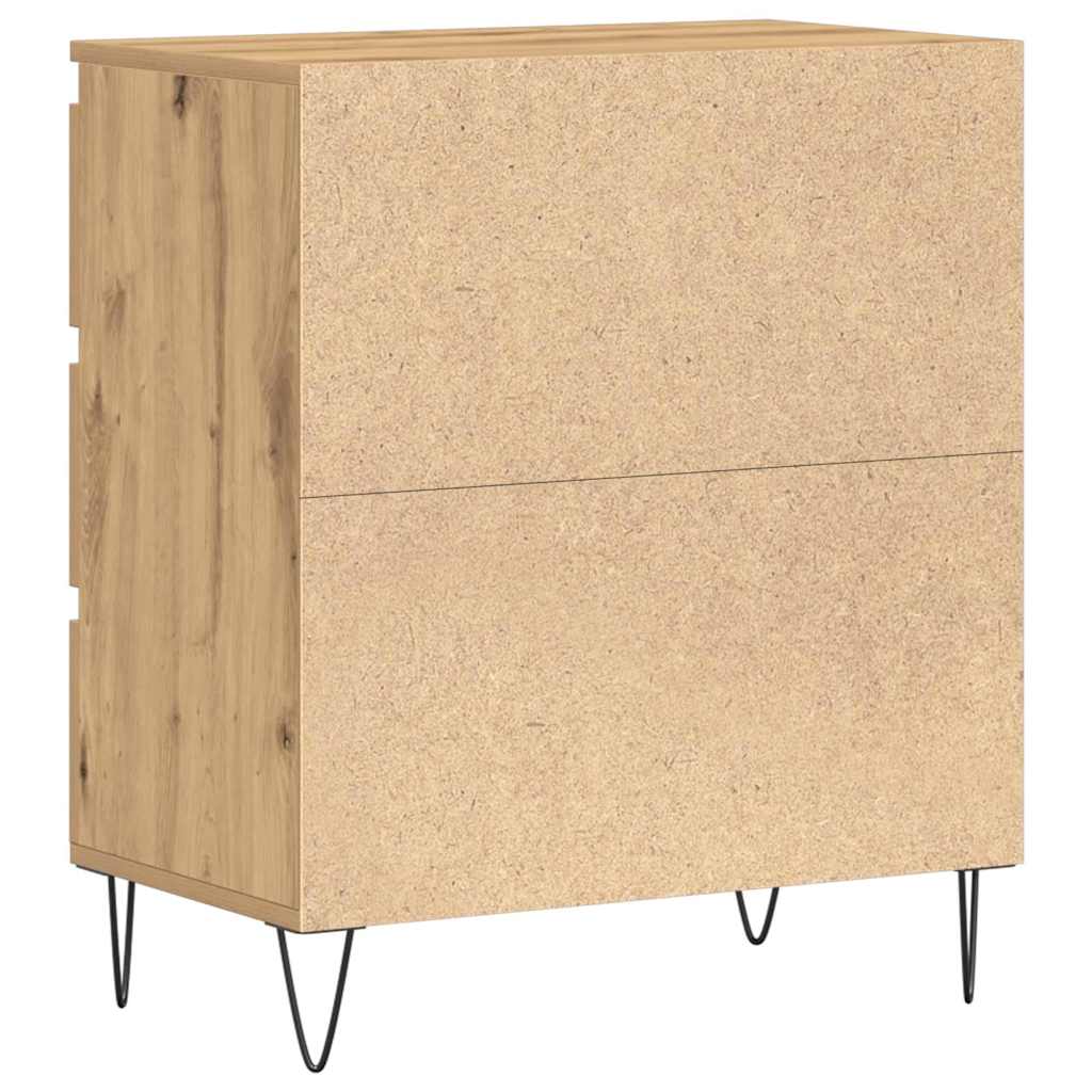 Dressoir met lade Artisan Eiken 60 x 35 x 70 cm Bewerkt hout is nu te koop bij PeponiXL, paradijselijk wonen!
