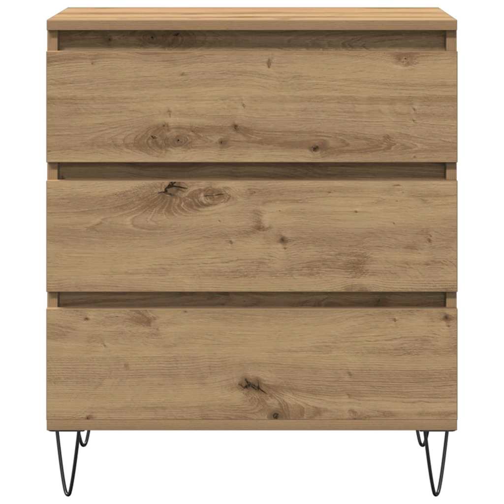 Dressoir met lade Artisan Eiken 60 x 35 x 70 cm Bewerkt hout is nu te koop bij PeponiXL, paradijselijk wonen!