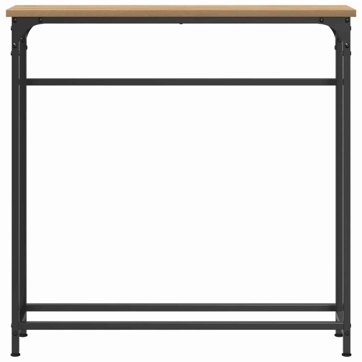Wandtafel Artisan Eiken 75 x 19,5 x 75 cm Bewerkt hout is nu te koop bij PeponiXL, paradijselijk wonen!