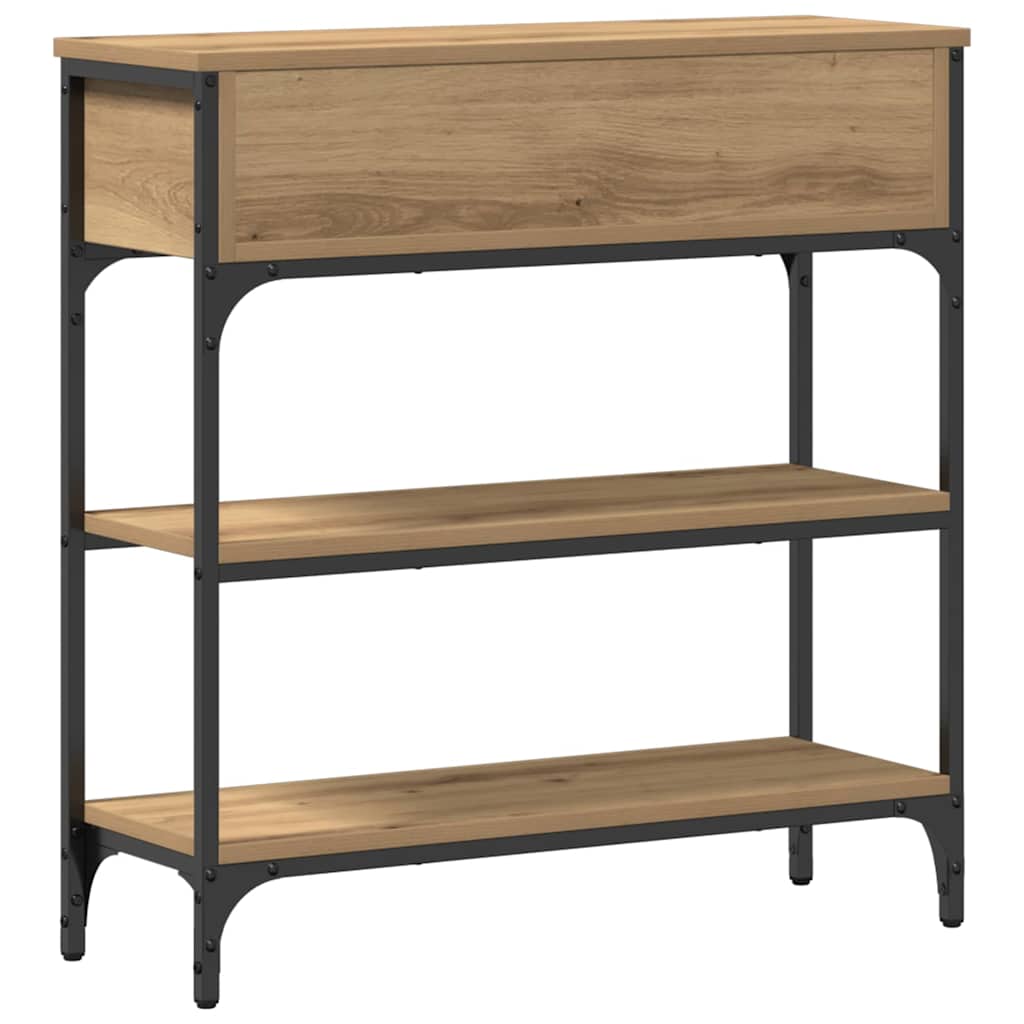 Wandtafel met lade Artisan Eiken 72.5 x 25 x 75 cm Bewerkt hout is nu te koop bij PeponiXL, paradijselijk wonen!
