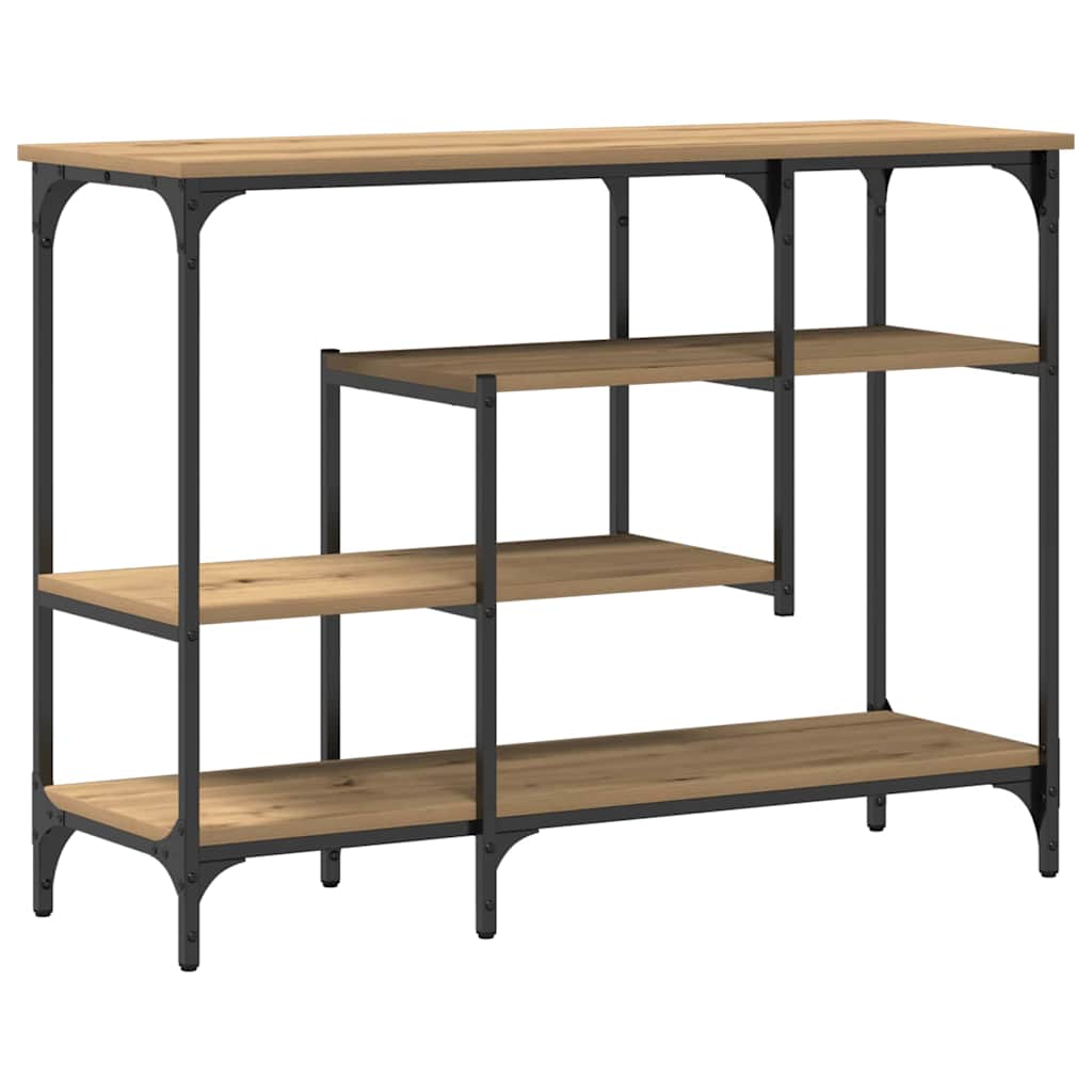 Console Tafel artisanaal eikenkleurig 100 x 35 x 75 cm is nu te koop bij PeponiXL, paradijselijk wonen!