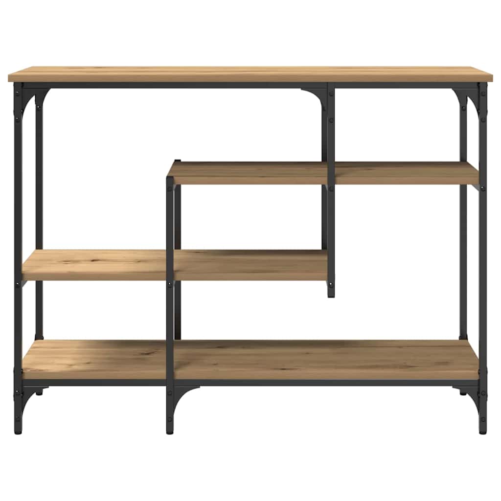 Console Tafel artisanaal eikenkleurig 100 x 35 x 75 cm is nu te koop bij PeponiXL, paradijselijk wonen!