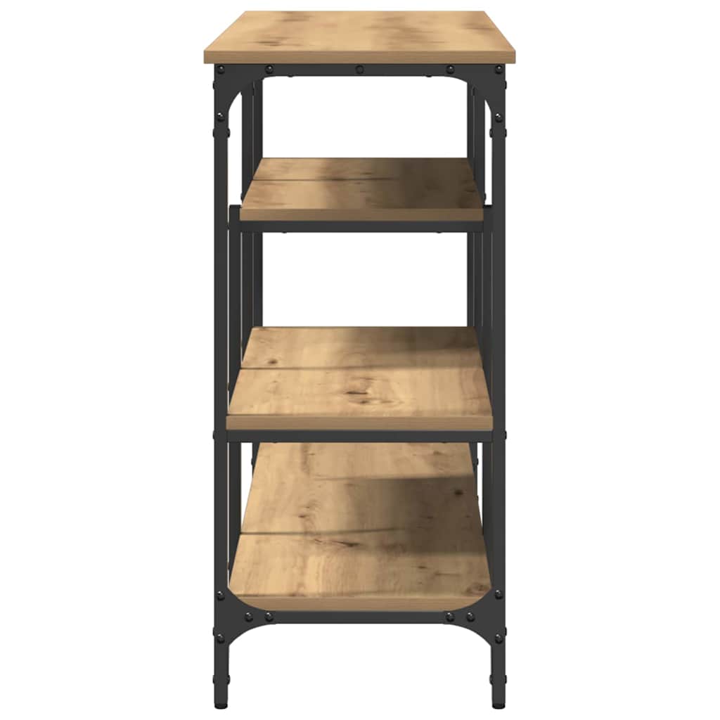 Console Tafel artisanaal eikenkleurig 100 x 35 x 75 cm is nu te koop bij PeponiXL, paradijselijk wonen!