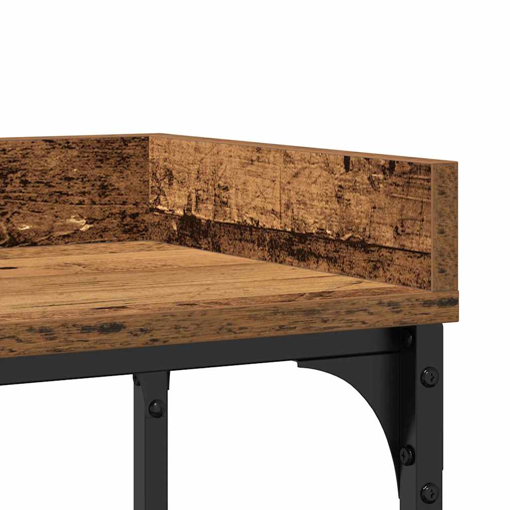 Console Tafel Oud hout 100 x 30 x 80 cm Gelaagd hout en metaal is nu te koop bij PeponiXL, paradijselijk wonen!