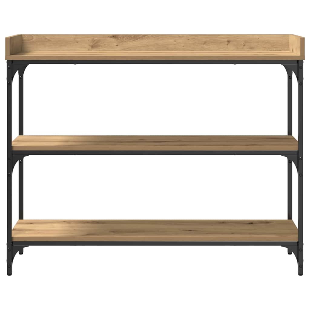 Console Tafel artisanaal eikenkleurig 100 x 30 x 80 cm is nu te koop bij PeponiXL, paradijselijk wonen!