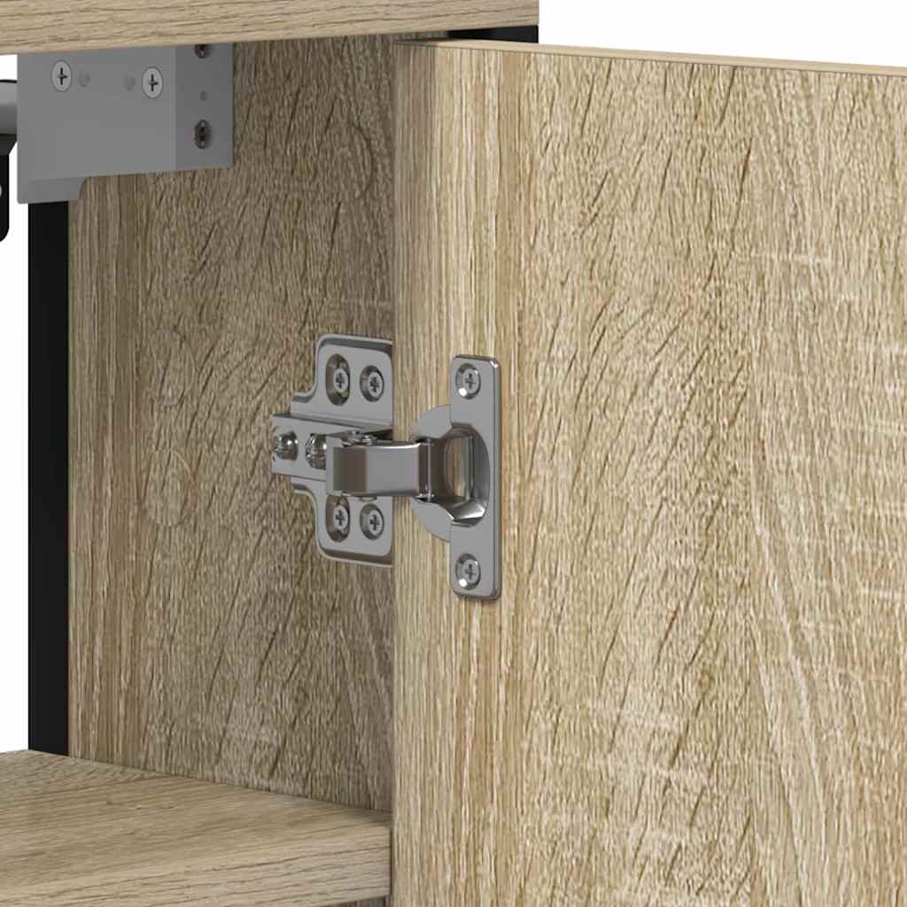 Badkamer Spiegel Beige 60 x 16 x 60 cm Glas en Engineered Hout is nu te koop bij PeponiXL, paradijselijk wonen!