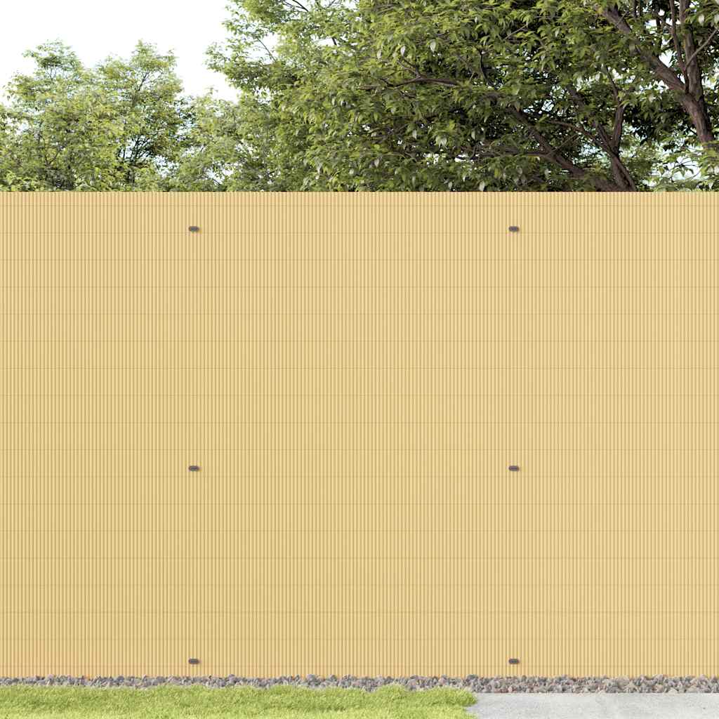 Tuinhek Dubbelzijdig Geel 1,8x3 m PVC is nu te koop bij PeponiXL, paradijselijk wonen!