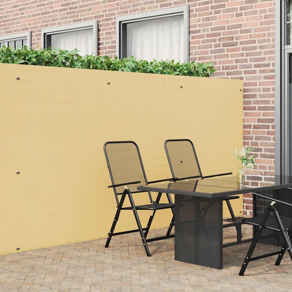 Tuinhek Dubbelzijdig Geel 1,8x3 m PVC is nu te koop bij PeponiXL, paradijselijk wonen!