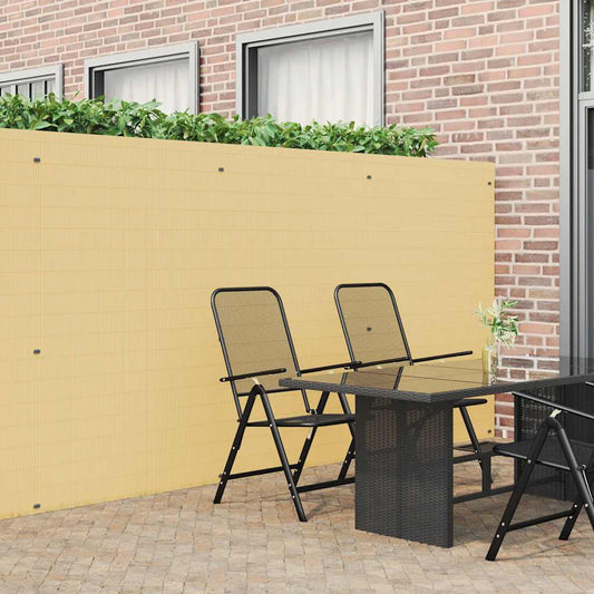 Tuinhek Dubbelzijdig Geel 1,8x3 m PVC is nu te koop bij PeponiXL, paradijselijk wonen!