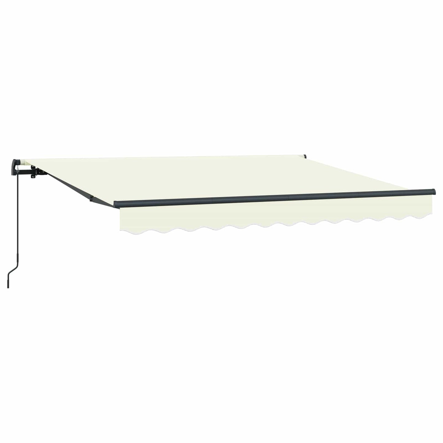 Inklapbaar Zonnescherm Crème 250 x 200 cm Stof is nu te koop bij PeponiXL, paradijselijk wonen!