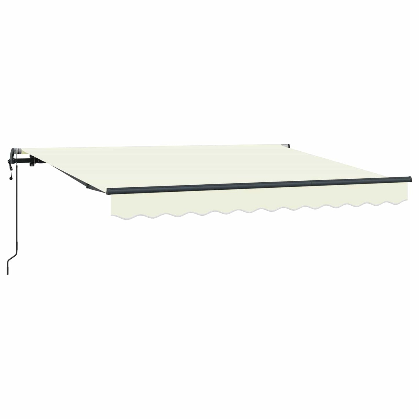 Inklapbaar Zonnescherm Crème 250 x 200 cm Stof is nu te koop bij PeponiXL, paradijselijk wonen!