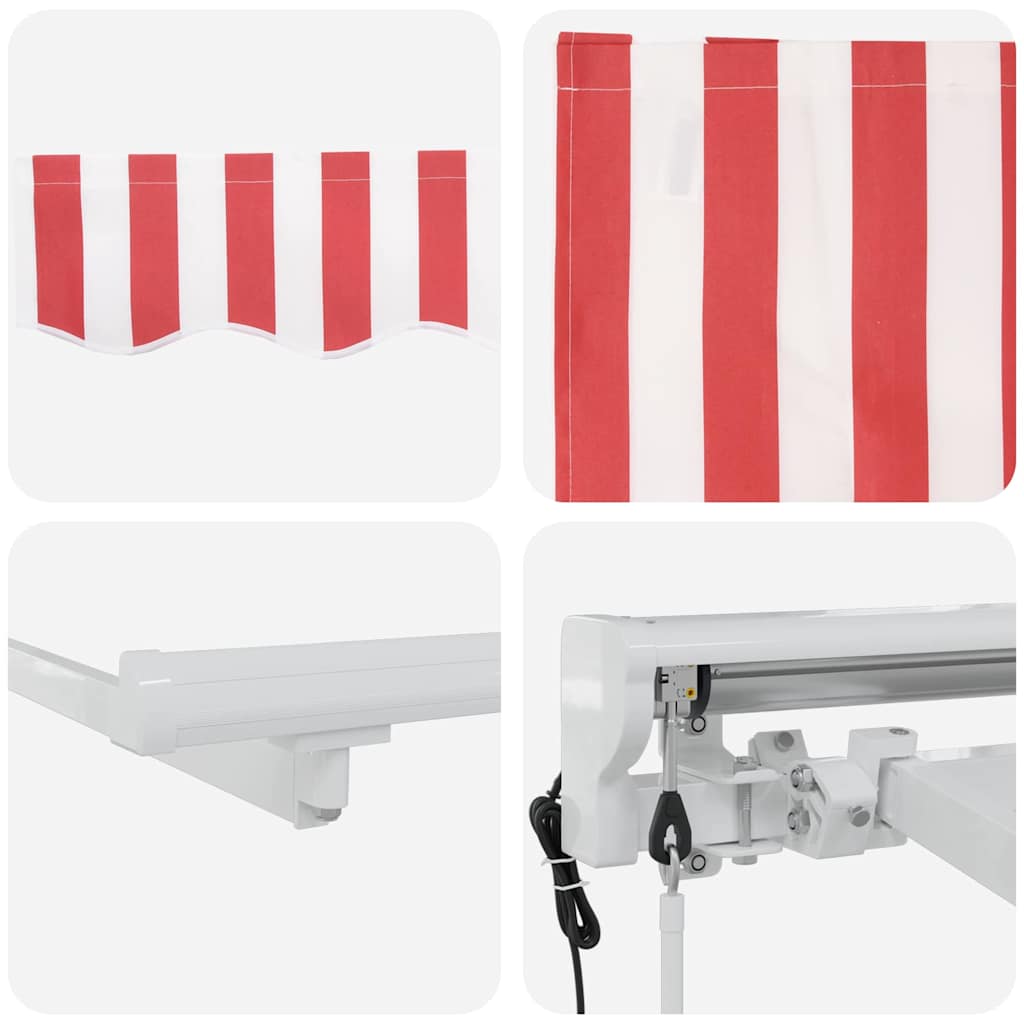 Zijde Frame Rood en Wit 250 x 200 cm Polyester met PU-coating is nu te koop bij PeponiXL, paradijselijk wonen!