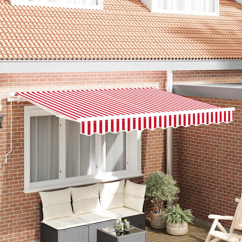Inklapbaar Zonnescherm Rood 250 x 200 cm Stof
