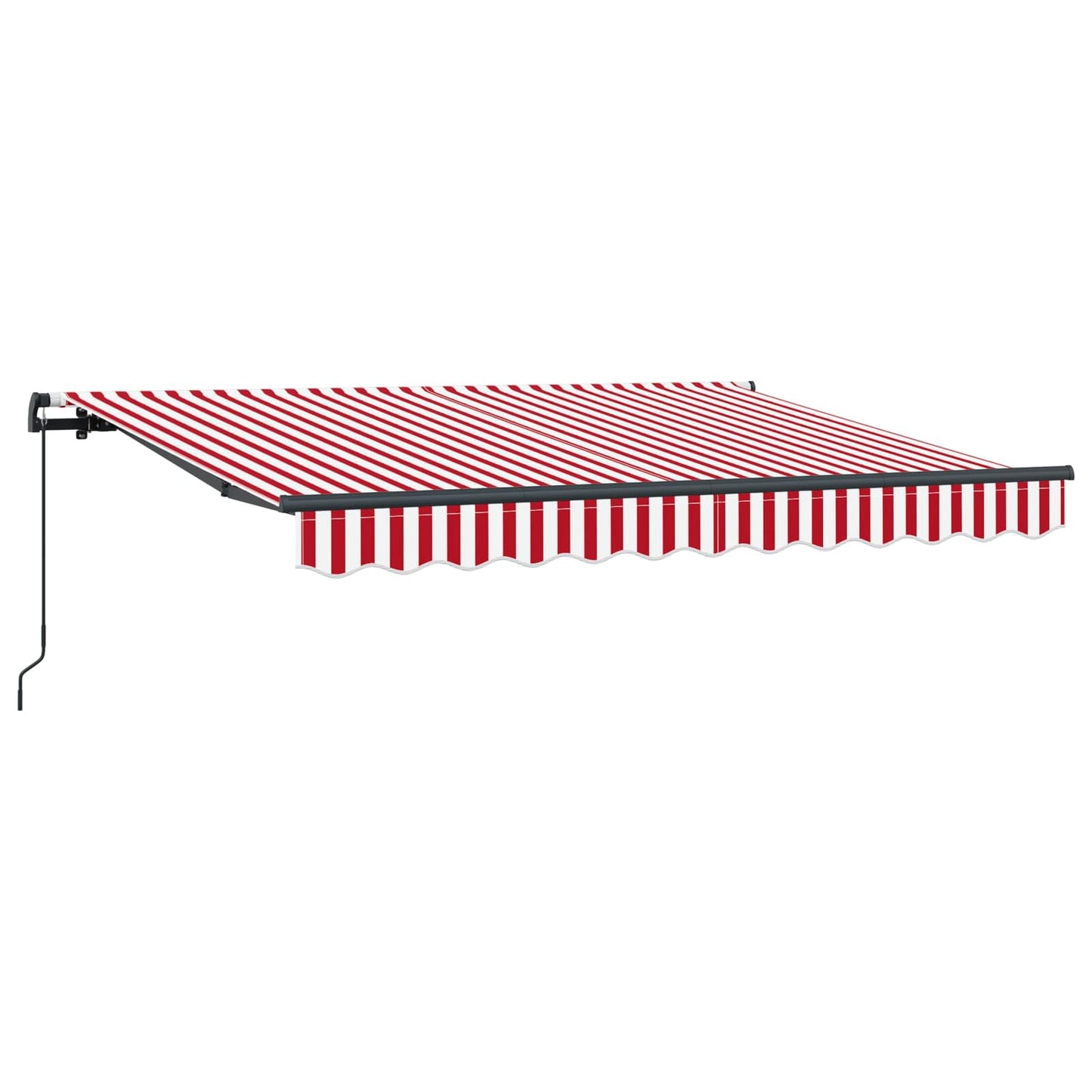 Inklapbaar Zonnescherm Rood 250 x 200 cm Stof