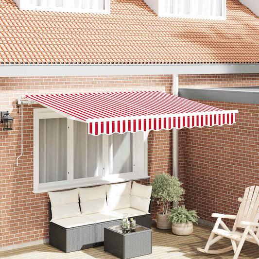 Inklapbaar Zonnescherm Rood 250 x 200 cm Stof is nu te koop bij PeponiXL, paradijselijk wonen!