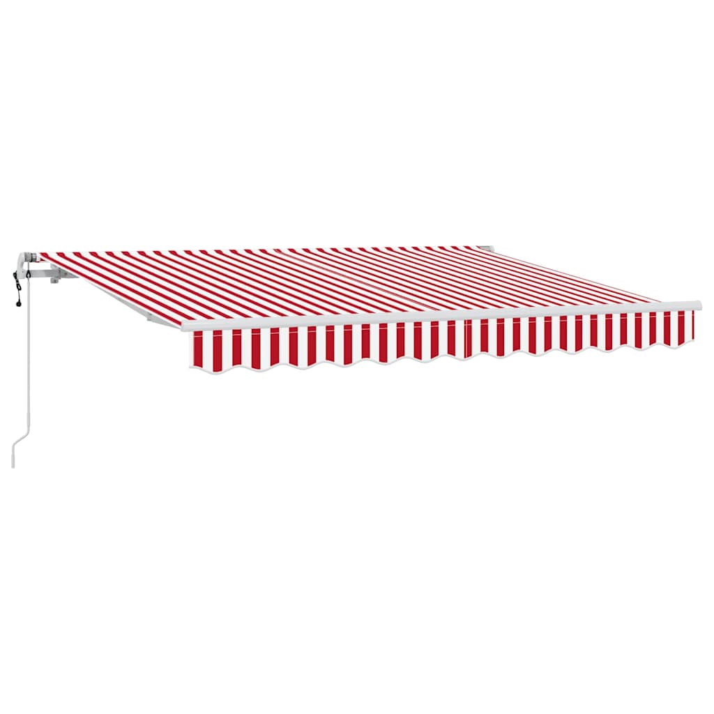 Inklapbaar Zonnescherm Rood 250 x 200 cm Stof