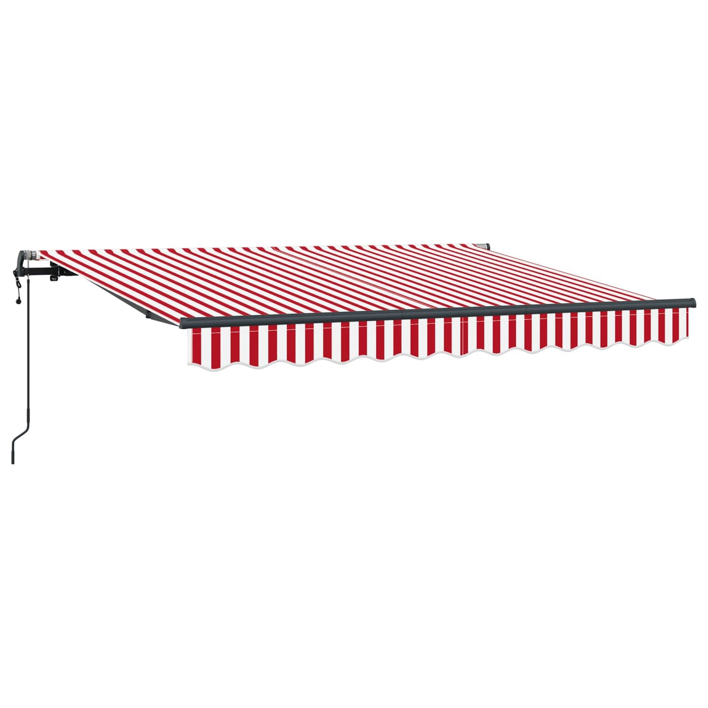 Inklapbaar Zonnescherm Rood 250 x 200 cm Stof