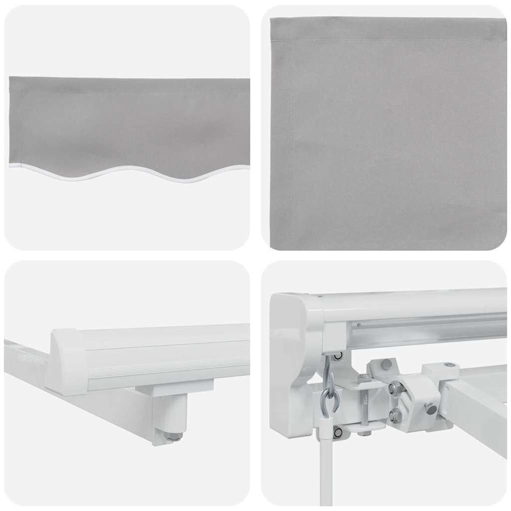 Zijde Frame Lichtgrijs 250 x 200 cm Polyester met PU-coating is nu te koop bij PeponiXL, paradijselijk wonen!